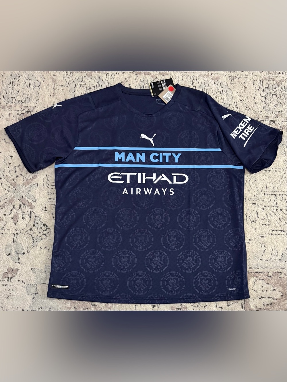 Puma Official 2022 Manchester City Erling Haaland 759219-03 Jersey Men’s Sz: XXL